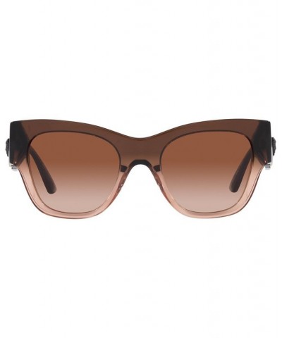 Women's Sunglasses VE4415U 52 Transp Brown Gradient Beige $58.65 Womens