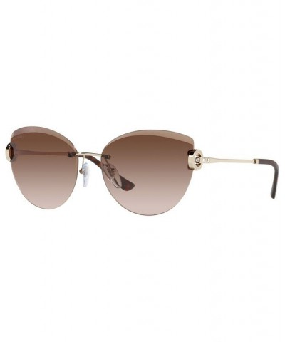 Women's Sunglasses BV6166B 60 Pink Gold-Tone $49.27 Womens