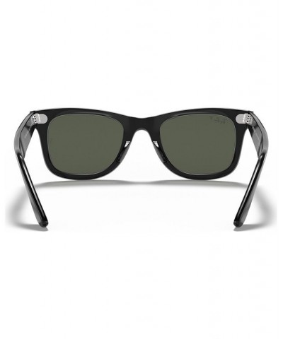 Polarized Sunglasses RB2140F ORIGINAL WAYFARER BLACK/GREEN POLAR $34.08 Unisex