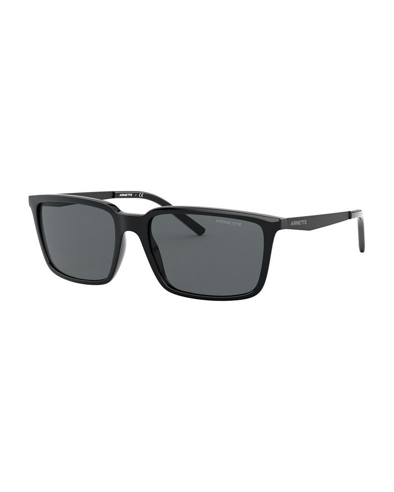 Unisex Calipso 56 Sunglasses AN427056-X Shiny Black $4.70 Unisex