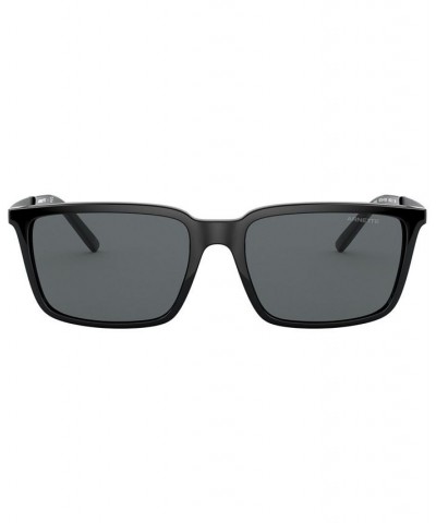 Unisex Calipso 56 Sunglasses AN427056-X Shiny Black $4.70 Unisex