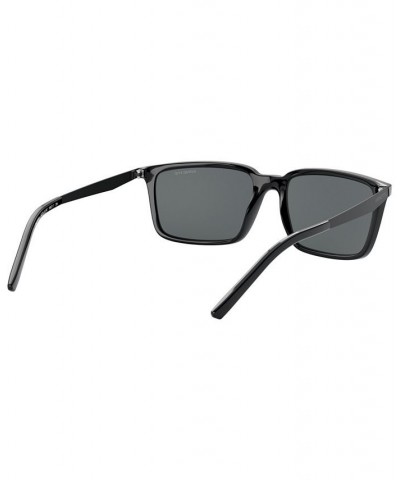 Unisex Calipso 56 Sunglasses AN427056-X Shiny Black $4.70 Unisex