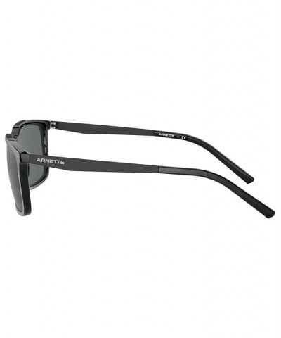 Unisex Calipso 56 Sunglasses AN427056-X Shiny Black $4.70 Unisex