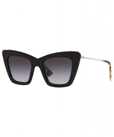 Women's Sunglasses MU 01WS 50 Black $100.92 Womens