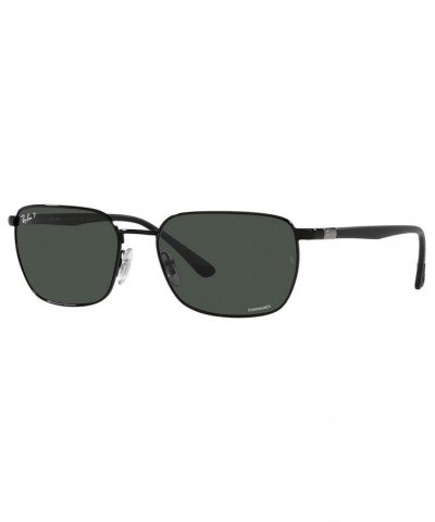 Unisex Polarized Sunglasses RB3684CH 58 Black $61.56 Unisex