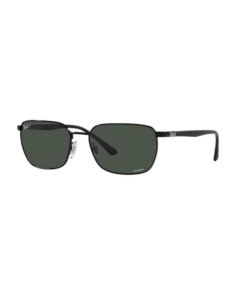 Unisex Polarized Sunglasses RB3684CH 58 Black $61.56 Unisex