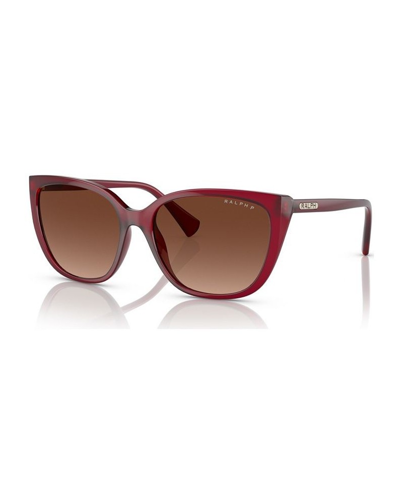 Women's Polarized Sunglasses RA527456-YP Transparent Bordeaux $10.60 Womens