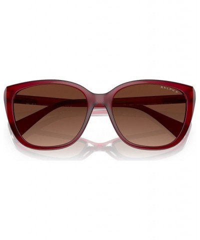 Women's Polarized Sunglasses RA527456-YP Transparent Bordeaux $10.60 Womens