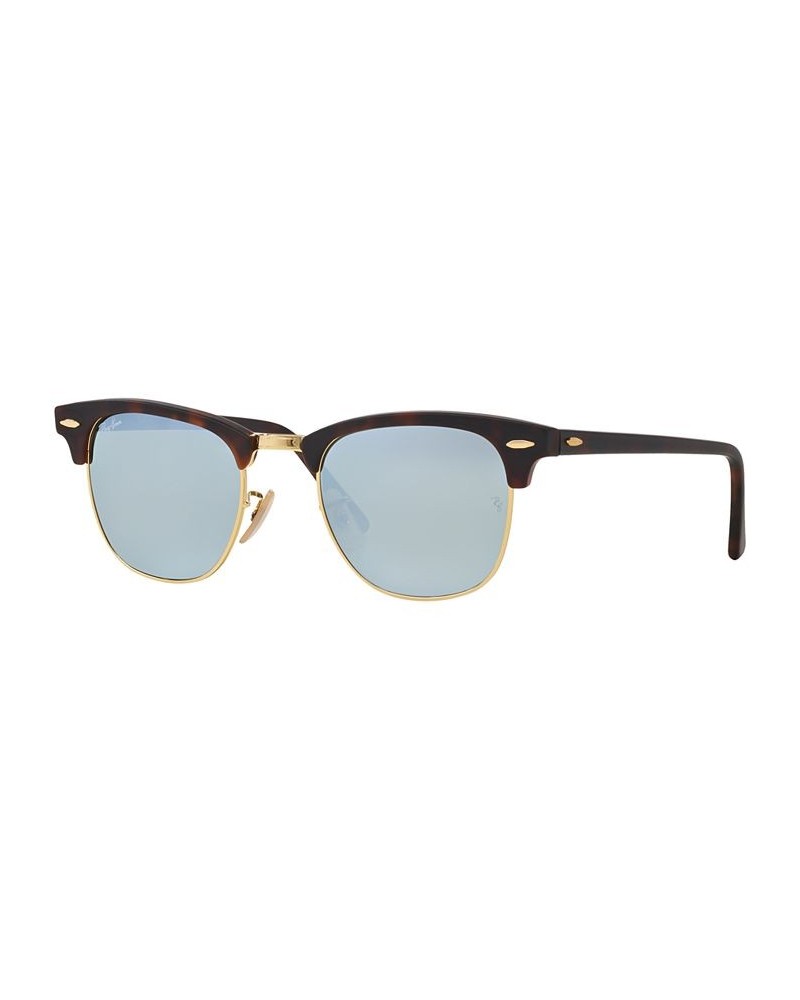 Unisex Sunglasses RB3016 51 CLUBMASTER MINERAL FLASH LENSES Tortoise - Gray Mirror $52.64 Unisex