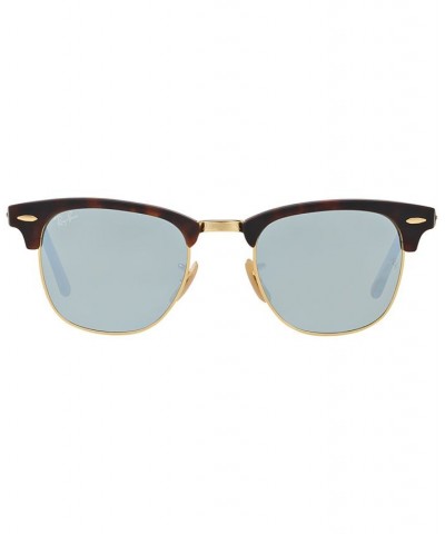 Unisex Sunglasses RB3016 51 CLUBMASTER MINERAL FLASH LENSES Tortoise - Gray Mirror $52.64 Unisex