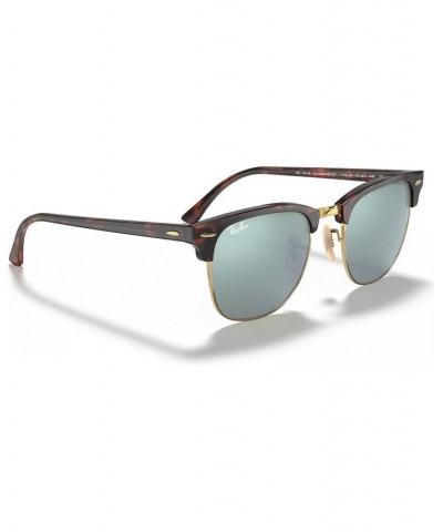 Unisex Sunglasses RB3016 51 CLUBMASTER MINERAL FLASH LENSES Tortoise - Gray Mirror $52.64 Unisex