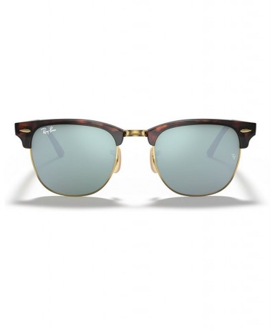 Unisex Sunglasses RB3016 51 CLUBMASTER MINERAL FLASH LENSES Tortoise - Gray Mirror $52.64 Unisex