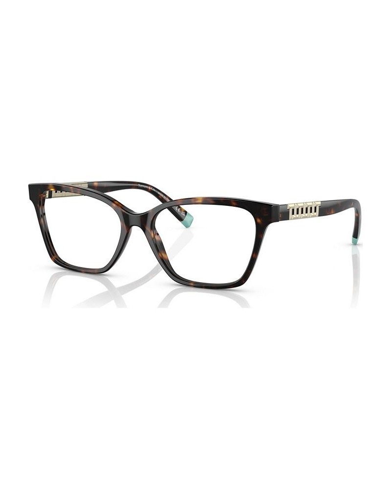 Women's Pillow Eyeglasses TF222854-O Havana $61.12 Womens