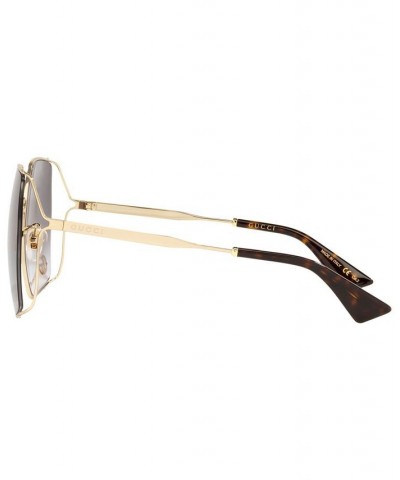 Women's Sunglasses Gg0817S 65 Gold-Tone $142.80 Womens