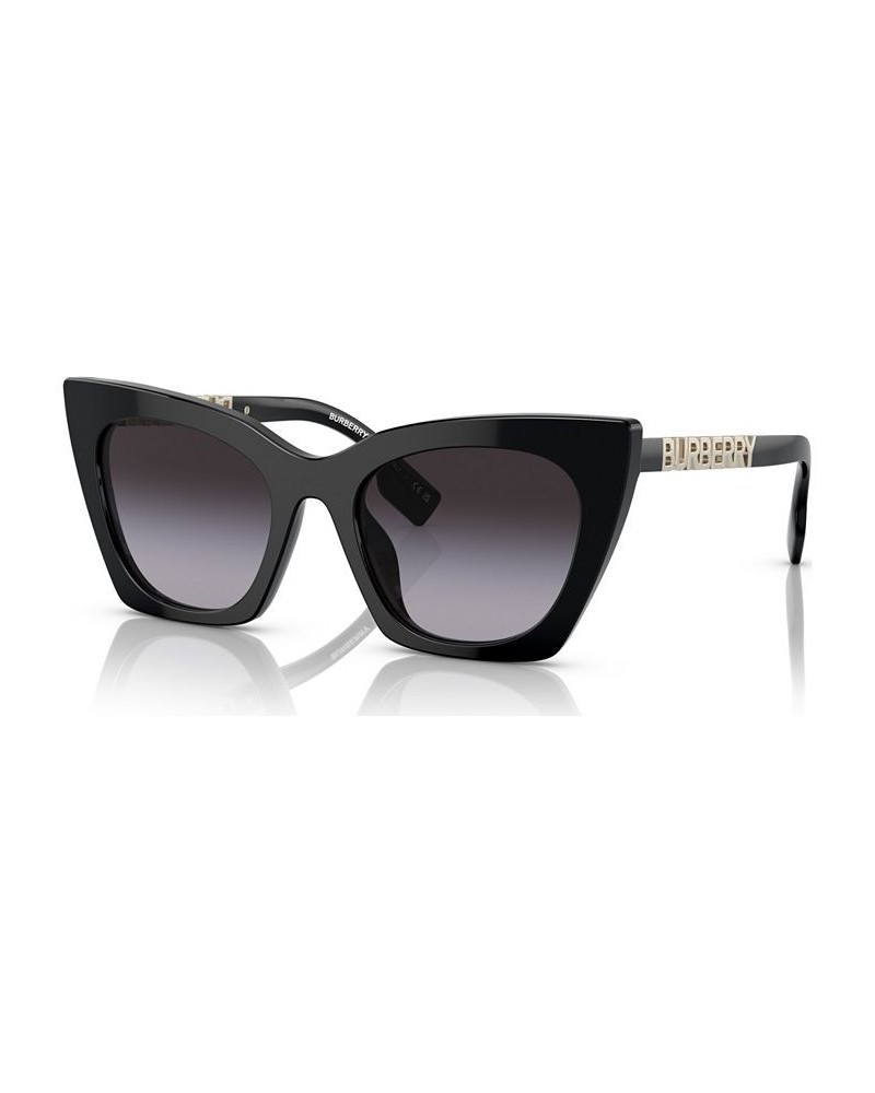 Women's Marianne Sunglasses BE4372U52-Y Black $60.30 Womens