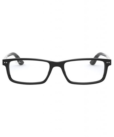 RX5277 Unisex Rectangle Eyeglasses Black $44.75 Unisex