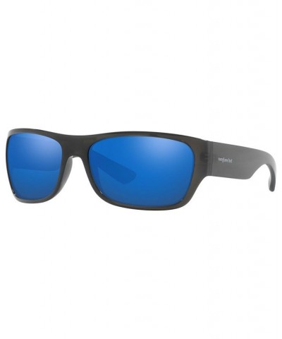 Sunglasses HU2013 63 DARK GREY/ BLUE MIRROR BLUE $26.73 Unisex