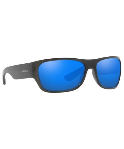 Sunglasses HU2013 63 DARK GREY/ BLUE MIRROR BLUE $26.73 Unisex