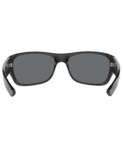 Sunglasses HU2013 63 DARK GREY/ BLUE MIRROR BLUE $26.73 Unisex