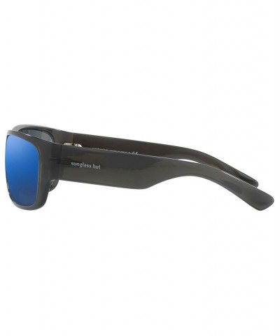 Sunglasses HU2013 63 DARK GREY/ BLUE MIRROR BLUE $26.73 Unisex