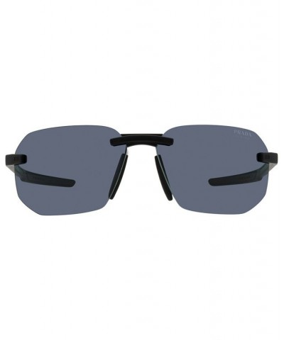 Men's Sunglasses 62 Black Rubber $61.37 Mens