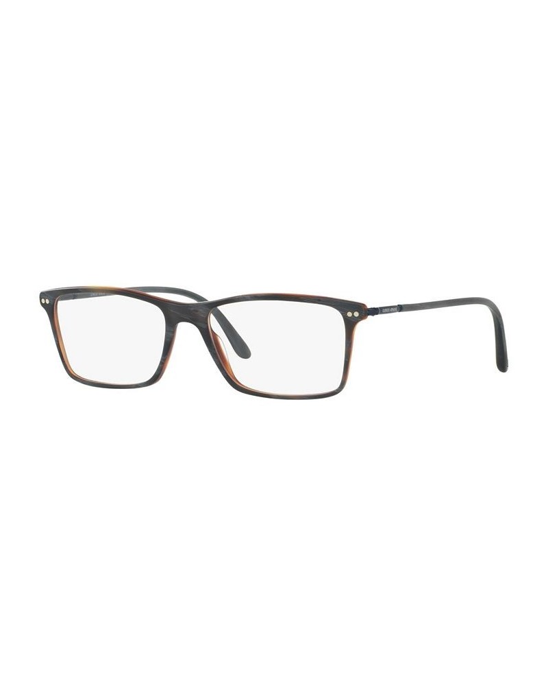 AR7037 Men's Rectangle Eyeglasses Matte Dk H $80.27 Mens