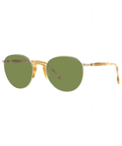 Men's Sunglasses AR6129 54 Matte Pale Gold-Tone $50.32 Mens