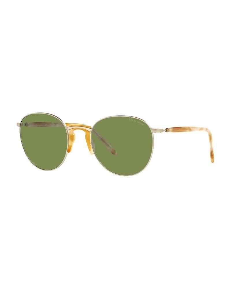 Men's Sunglasses AR6129 54 Matte Pale Gold-Tone $50.32 Mens