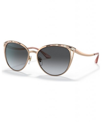 Women's 56 Polarized Sunglasses BV608356-YP Pink/Gold-Tone $110.25 Womens