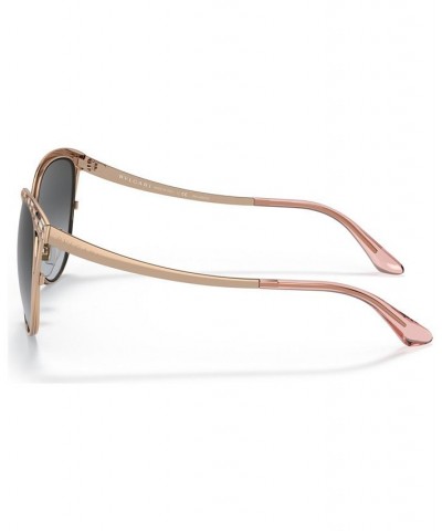 Women's 56 Polarized Sunglasses BV608356-YP Pink/Gold-Tone $110.25 Womens