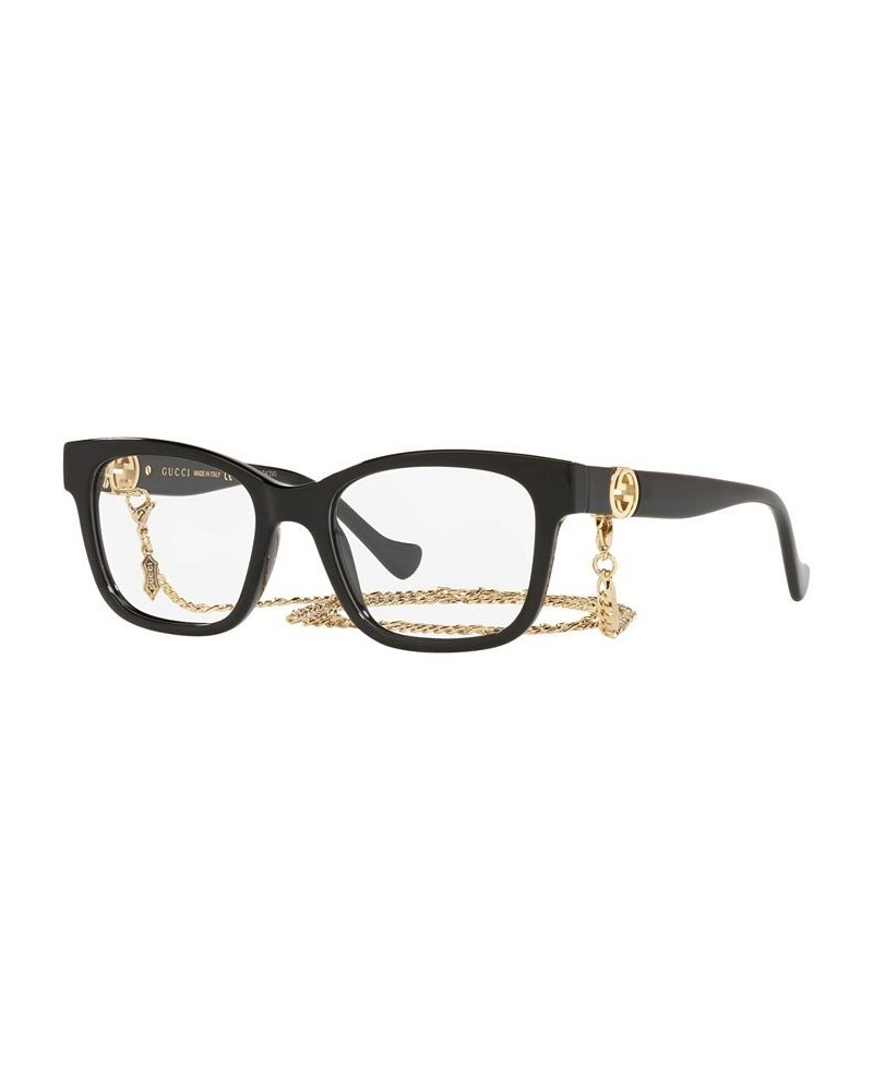 GG1025O Women's Rectangle Eyeglasses Black $106.25 Womens