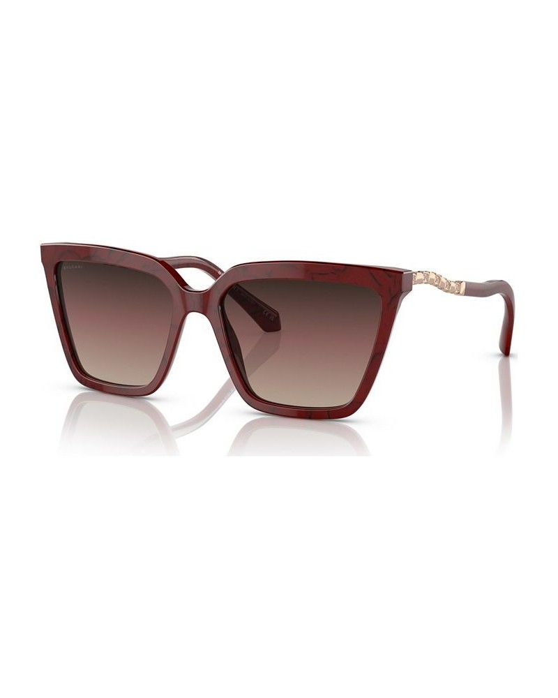 Women's Sunglasses BV8255B57-Y Marbled Cherry $83.13 Womens