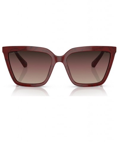 Women's Sunglasses BV8255B57-Y Marbled Cherry $83.13 Womens