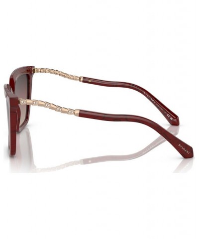 Women's Sunglasses BV8255B57-Y Marbled Cherry $83.13 Womens