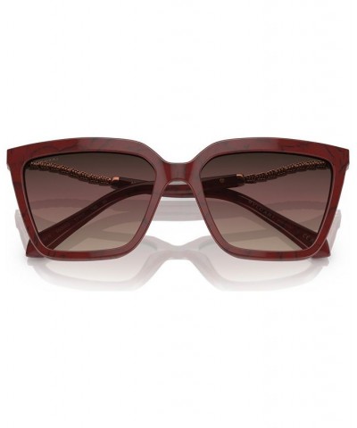 Women's Sunglasses BV8255B57-Y Marbled Cherry $83.13 Womens