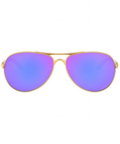 Women's Polarized Sunglasses OO4079 SATIN GOLD/PRIZM VIOLET POLARIZED $37.50 Womens