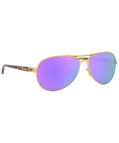 Women's Polarized Sunglasses OO4079 SATIN GOLD/PRIZM VIOLET POLARIZED $37.50 Womens