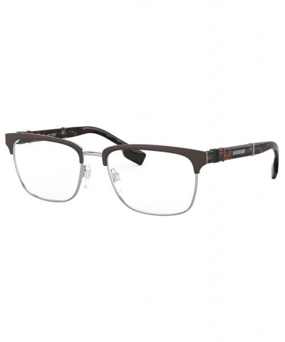 BE1348 Men's Rectangle Eyeglasses Brown $41.02 Mens