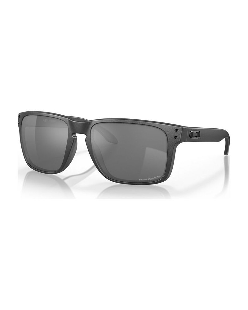 Men's Polarized Sunglasses OO9417 HOLBROOK STEEL/PRIZM BLACK POLARIZED $57.24 Mens