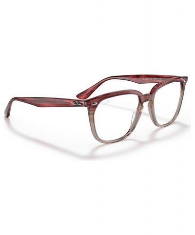 RX4362V Unisex Square Eyeglasses Bordeaux $36.52 Unisex