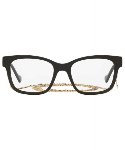 GG1025O Women's Rectangle Eyeglasses Black $106.25 Womens