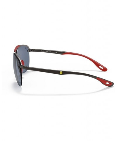 Men's Sunglasses RB3662M Scuderia Ferrari Collection 59 MATTE GUNMETAL/DARK BLUE $49.92 Mens