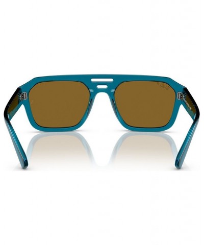 Unisex Polarized Sunglasses Corrigan Bio-Based Transparent Light Blue $39.06 Unisex