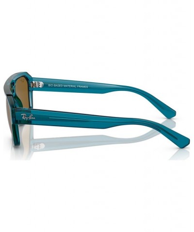 Unisex Polarized Sunglasses Corrigan Bio-Based Transparent Light Blue $39.06 Unisex