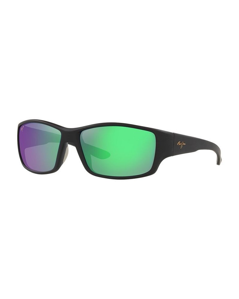 Men's Polarized Sunglasses MJ000673 Local Kine 61 Black Green $55.80 Mens