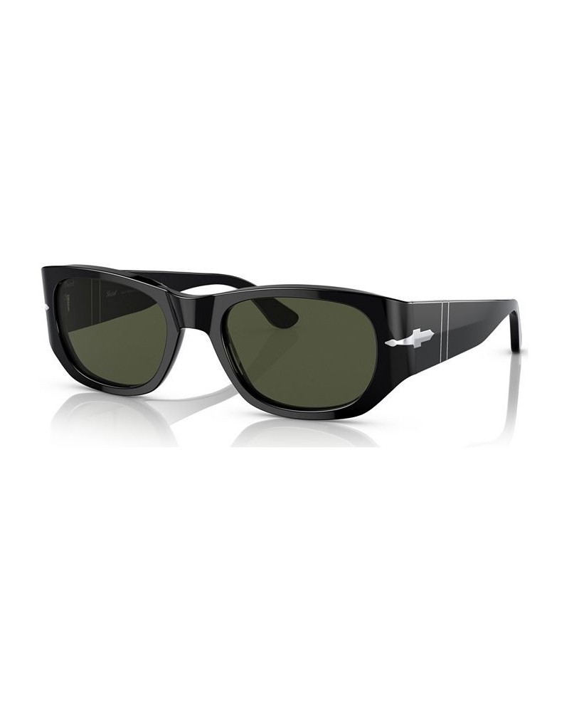 Unisex Sunglasses 0PO3307S953152W Black $90.45 Unisex