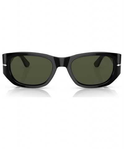 Unisex Sunglasses 0PO3307S953152W Black $90.45 Unisex