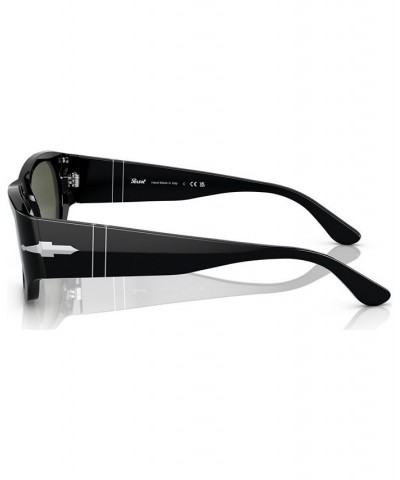 Unisex Sunglasses 0PO3307S953152W Black $90.45 Unisex