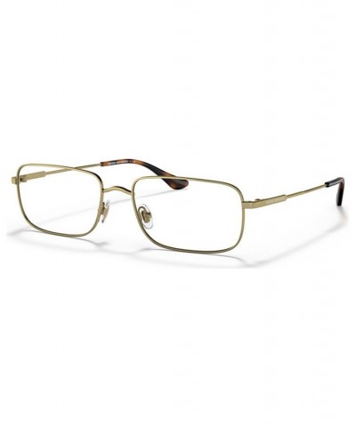 Brooks Brothers Men's Rectangle Eyeglasses BB109855-O Matte Gold-Tone $7.20 Mens