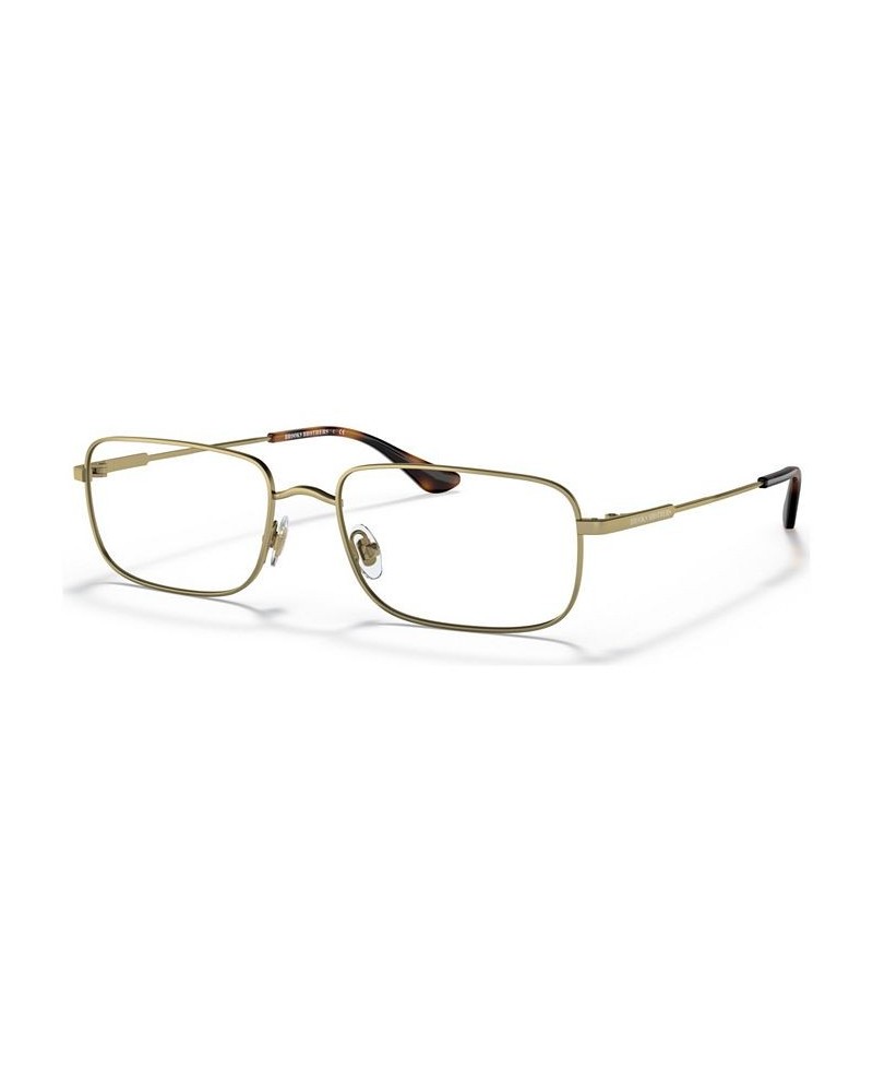 Brooks Brothers Men's Rectangle Eyeglasses BB109855-O Matte Gold-Tone $7.20 Mens